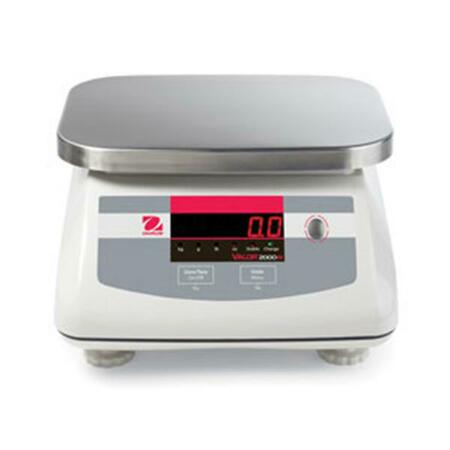 OHAUS V22XWE1501T Valor 2000 Rapid-Response Food Scale - 3 lbs Ohaus-V22XWE1501T